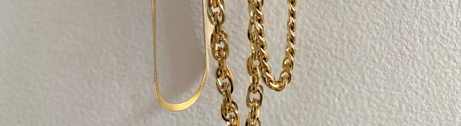 gold chain necklaces waterproof jewelry tarnish free high quality
