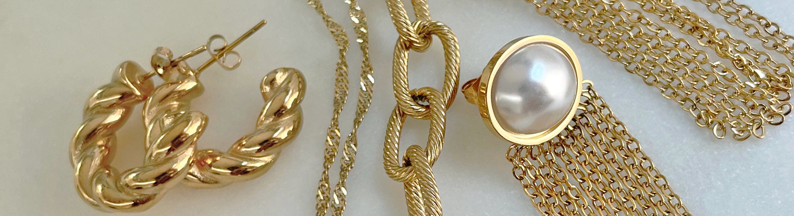 dainty gold necklaces tarnish free jewelry