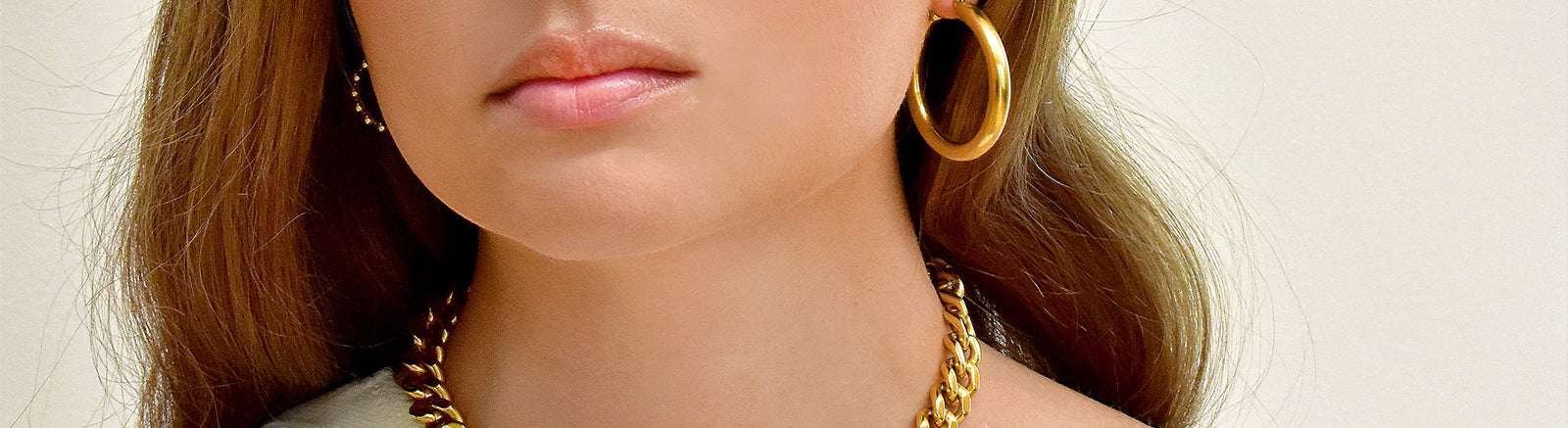 gold hoop earrings waterproof tarnish free jewelry