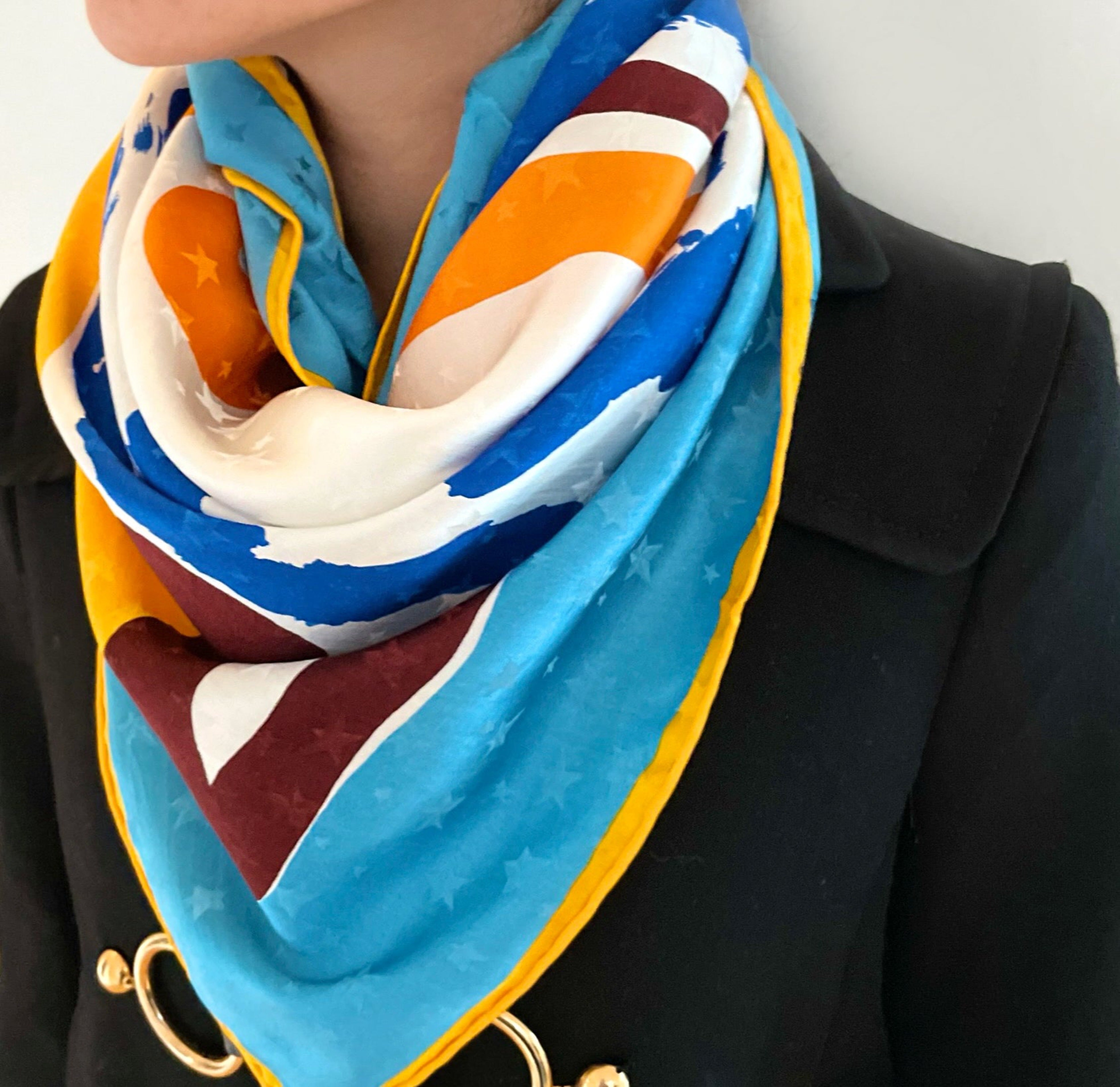 cancer silk scarf