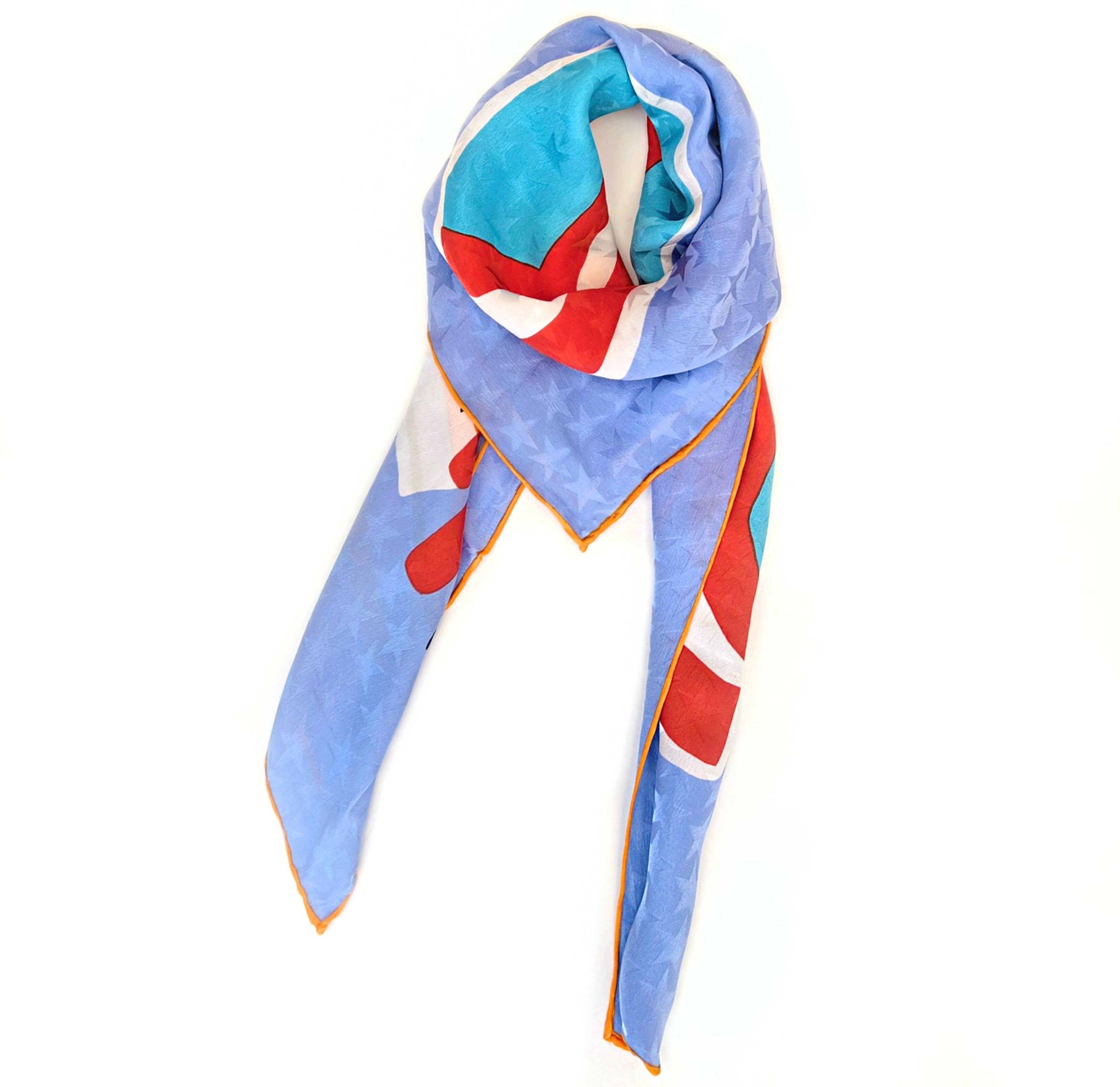 gemini silk scarf