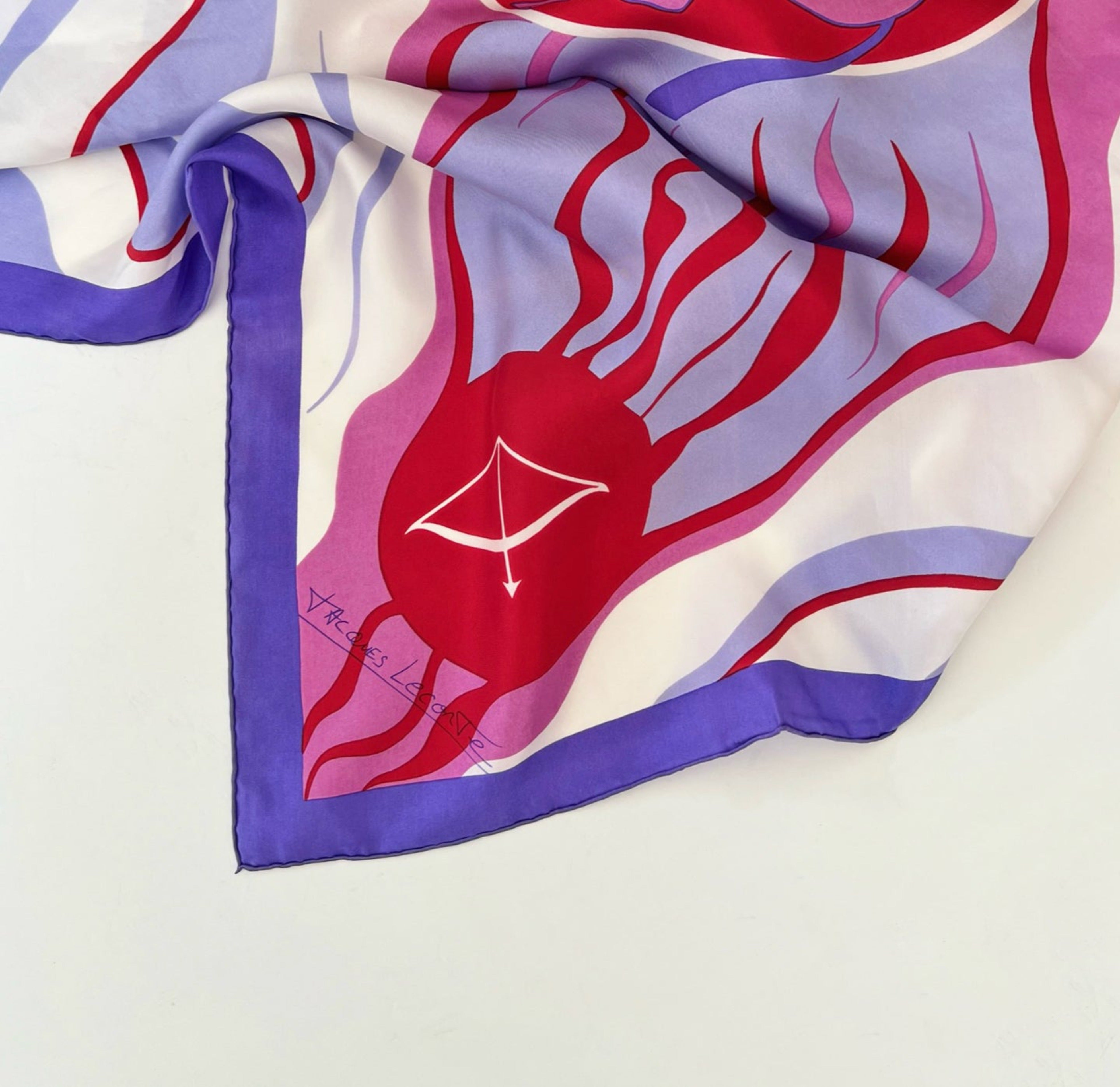 Sagittarius silk scarf