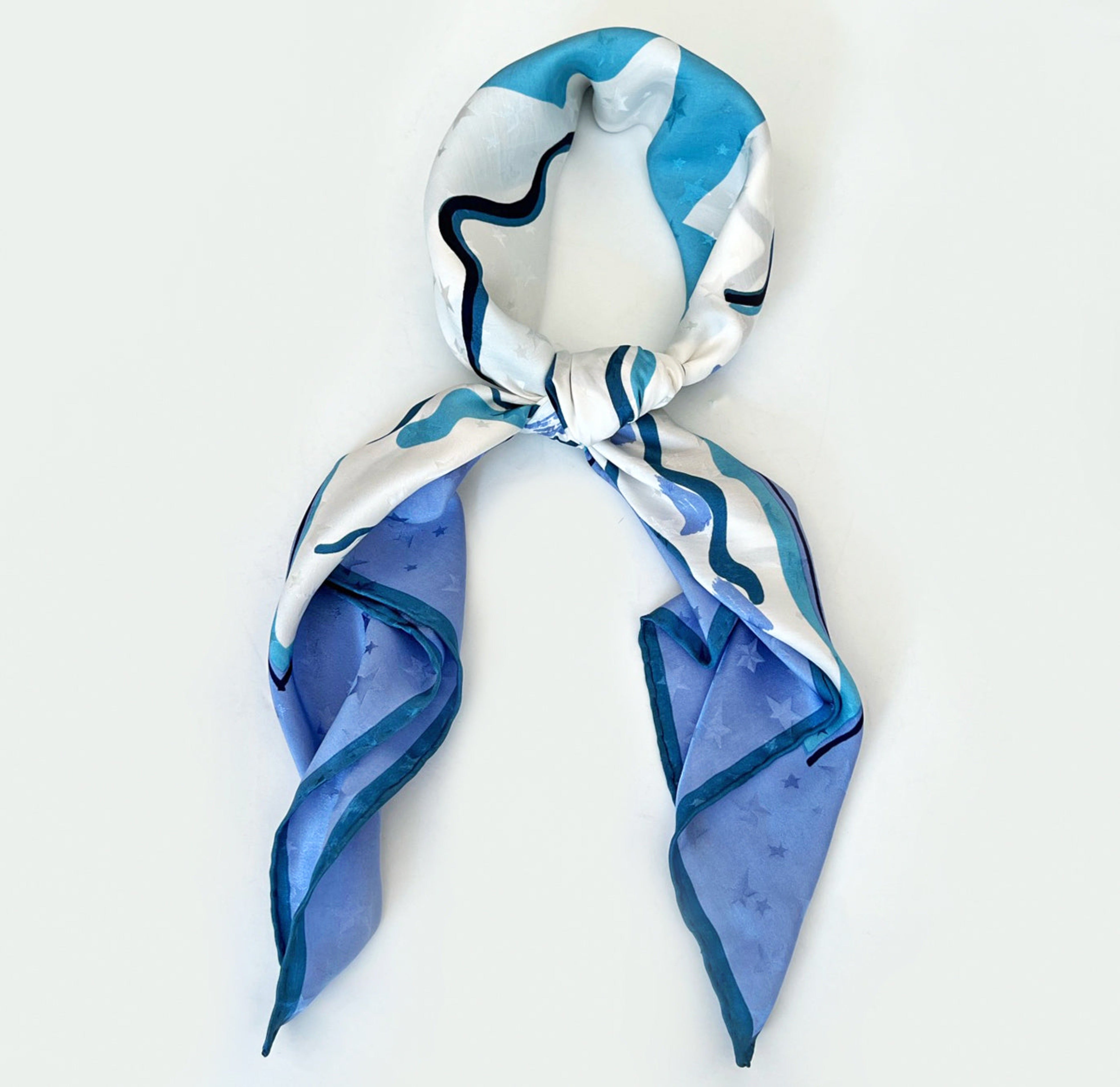 silk scarf aquarius