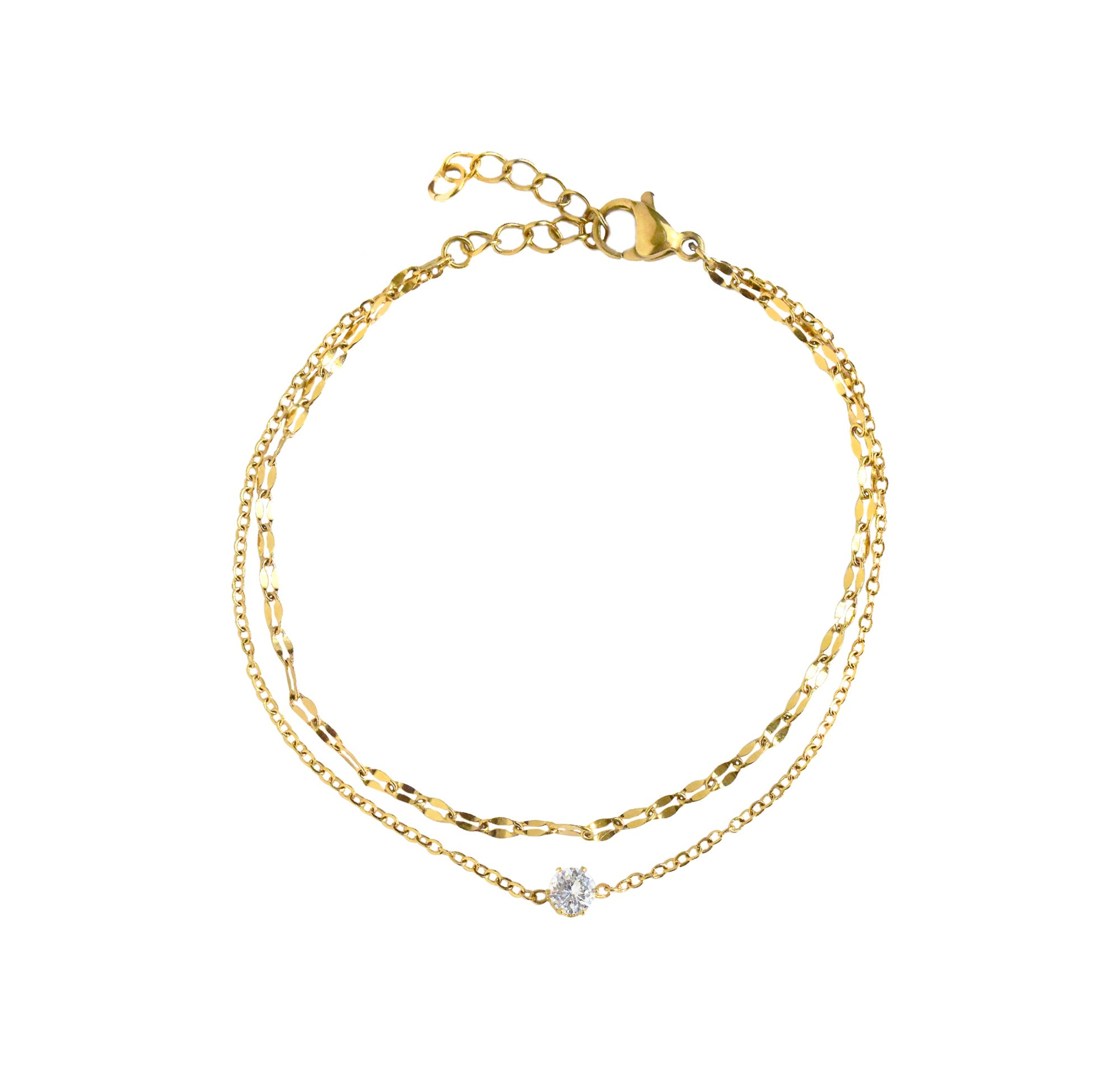 gold bracelet waterproof jewelry