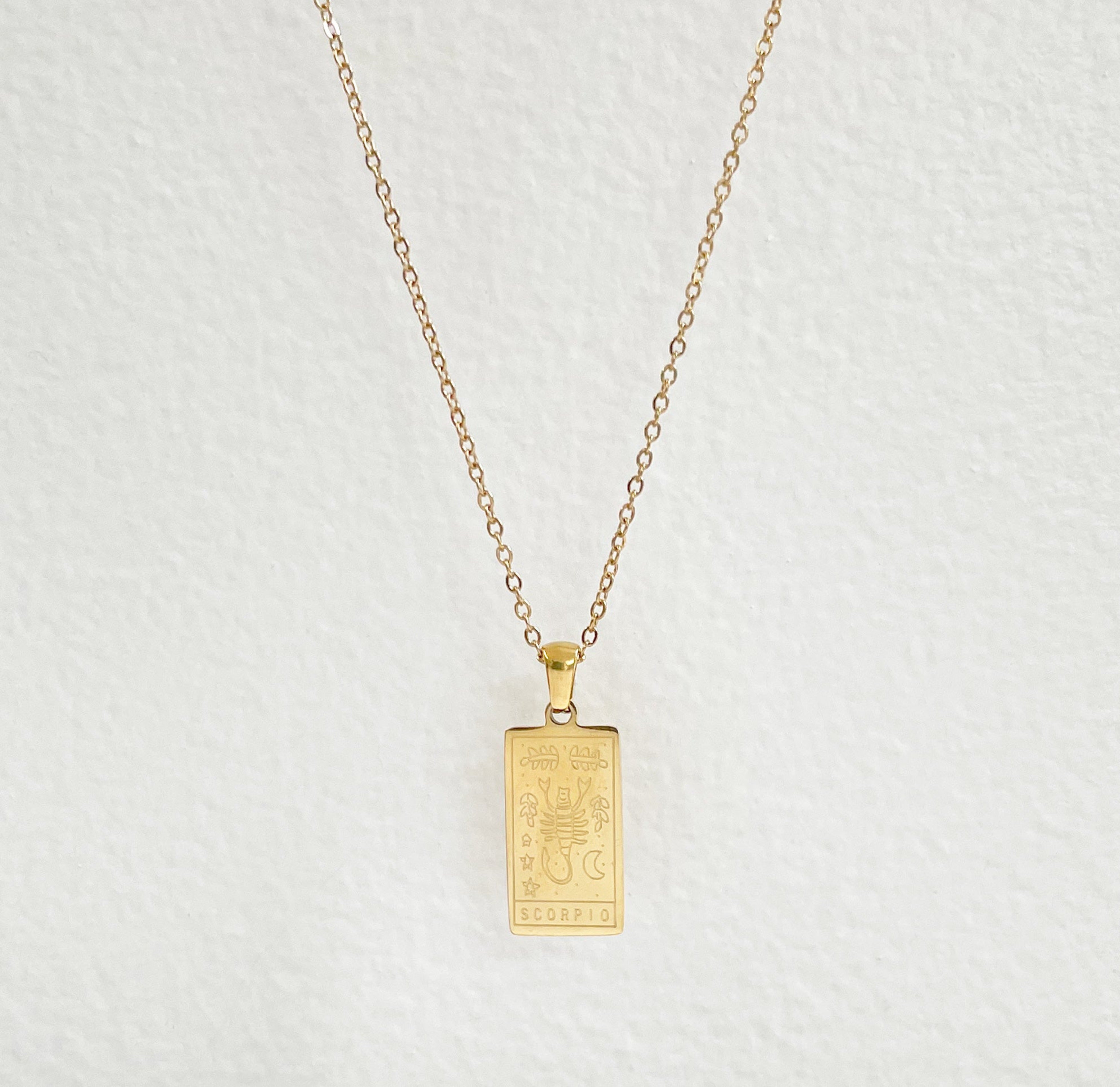 Zodiac Necklace Scorpio 2025