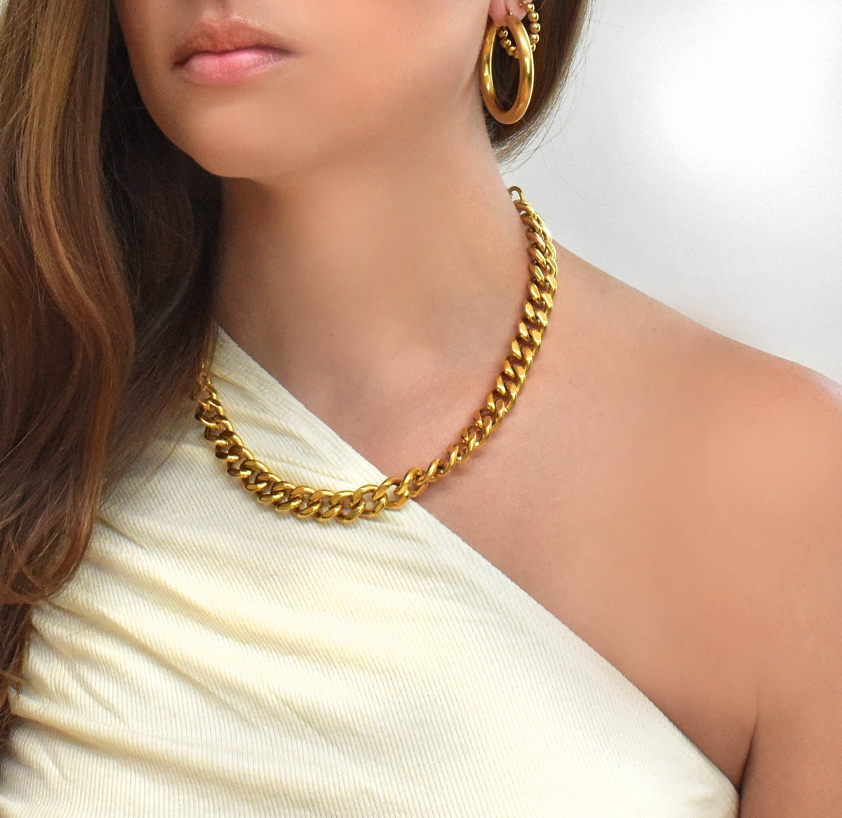 gold chain necklace adjustable