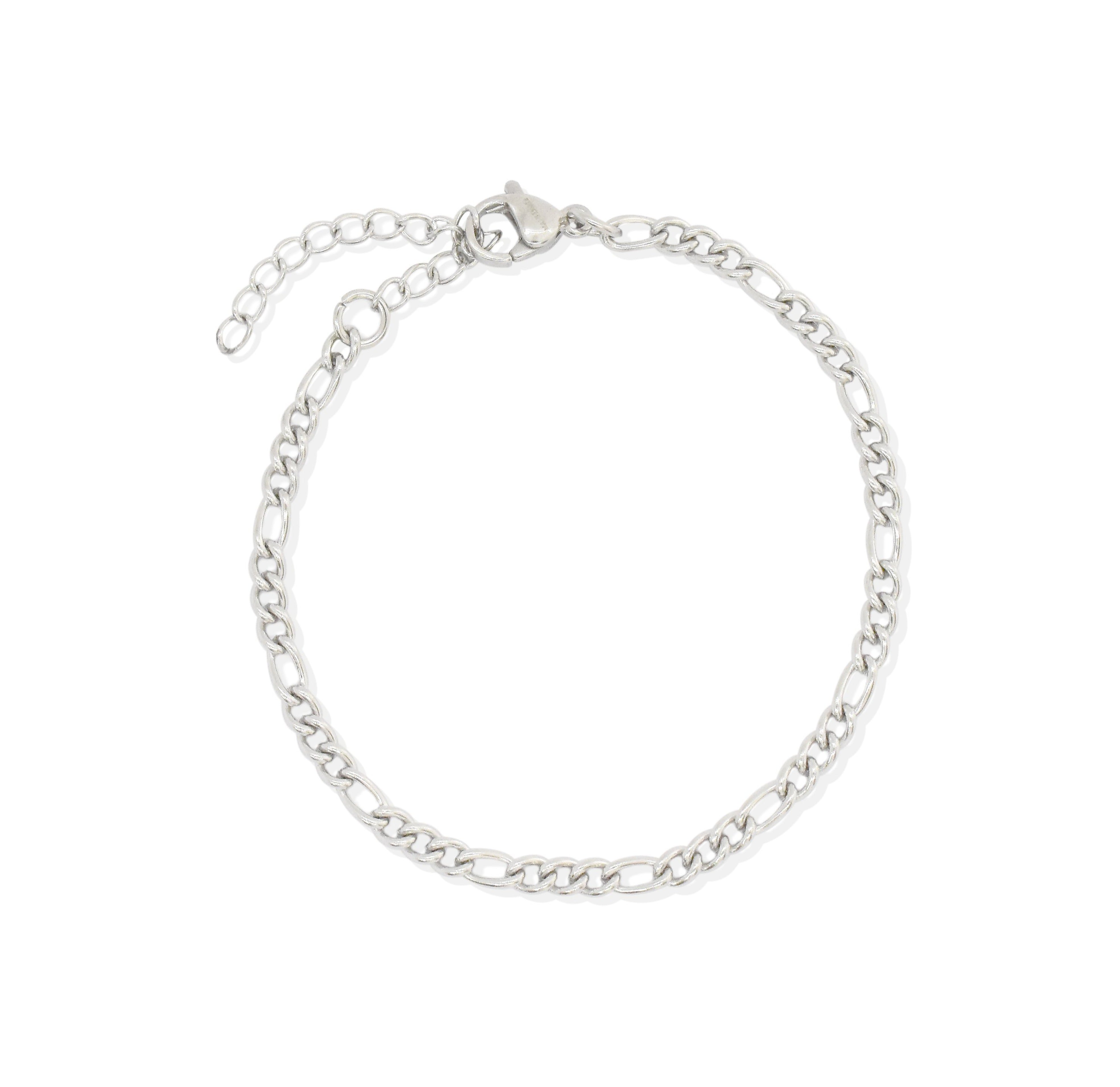 dainty Figaro chain bracelet tarnish resistant