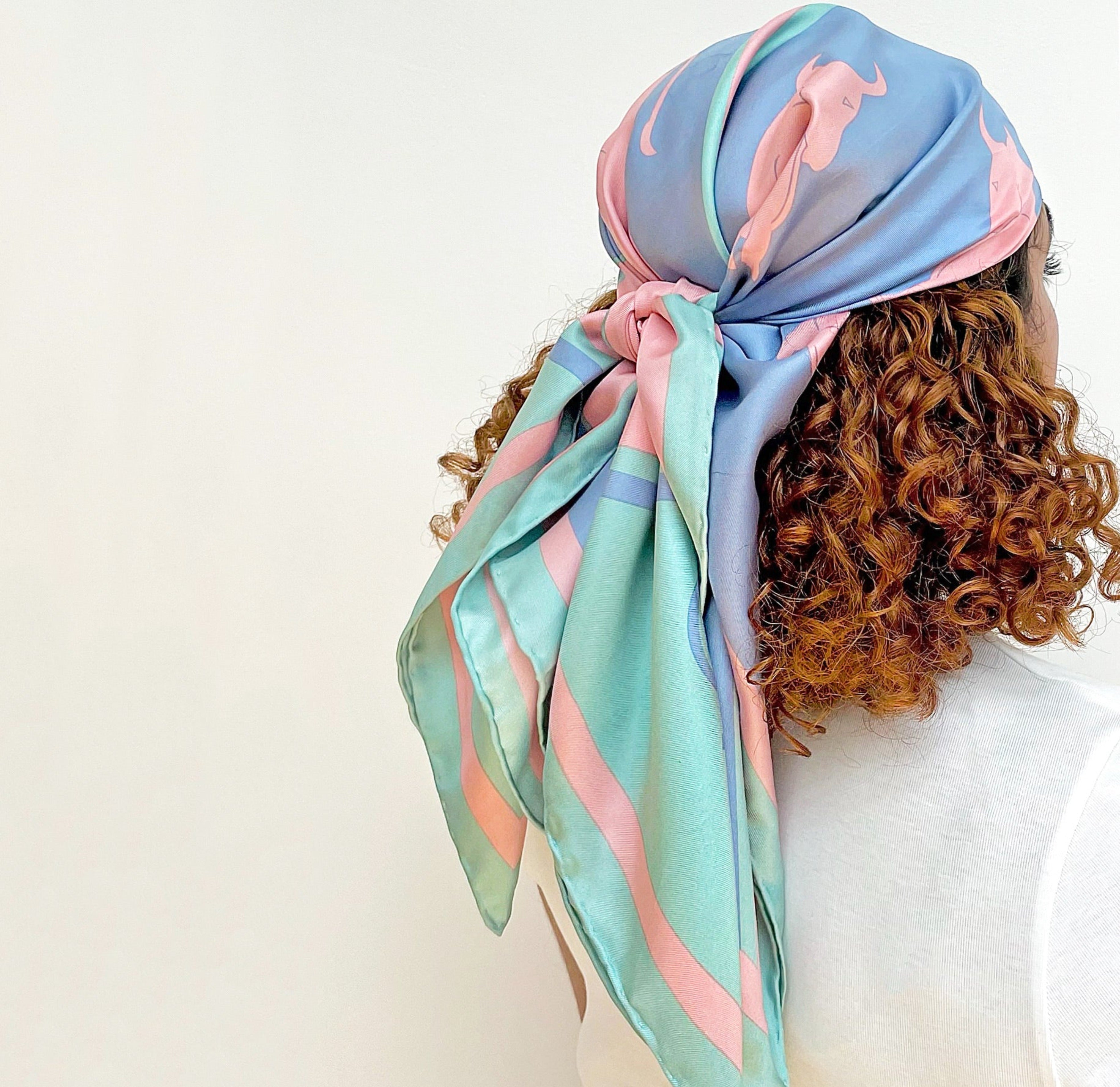 taurus silk scarf