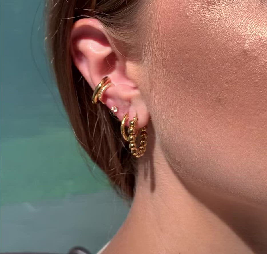 gold ear cuff waterproof