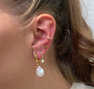 gold jewelry ear stack waterproof