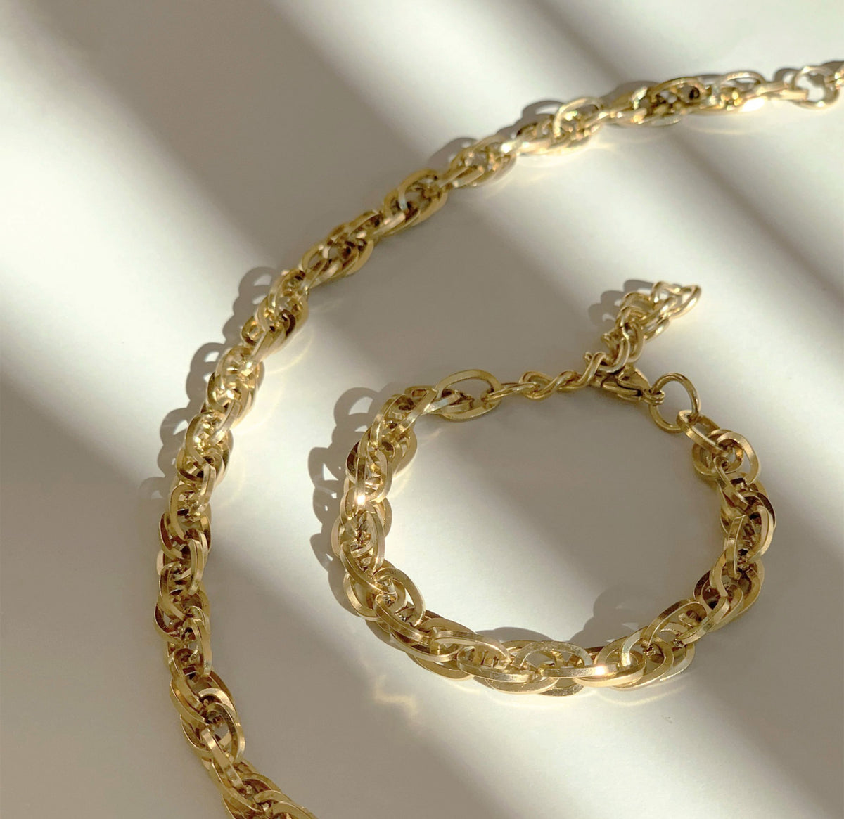 gold chain set jewelry waterproof