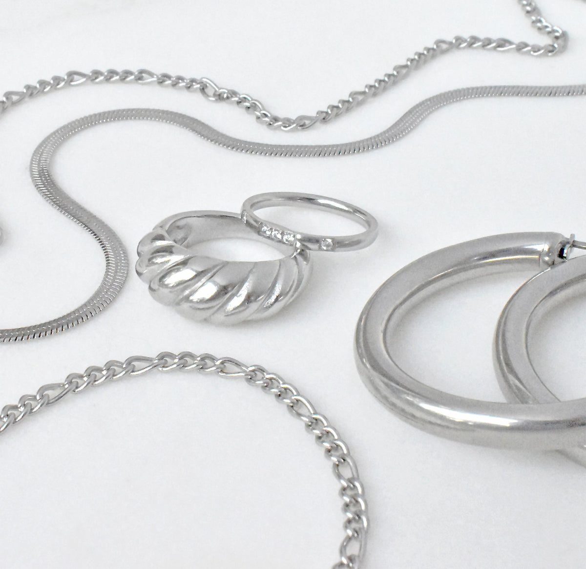 The Essentials Bundle Box - Silver | Waterproof Jewelry – Mai Désirée