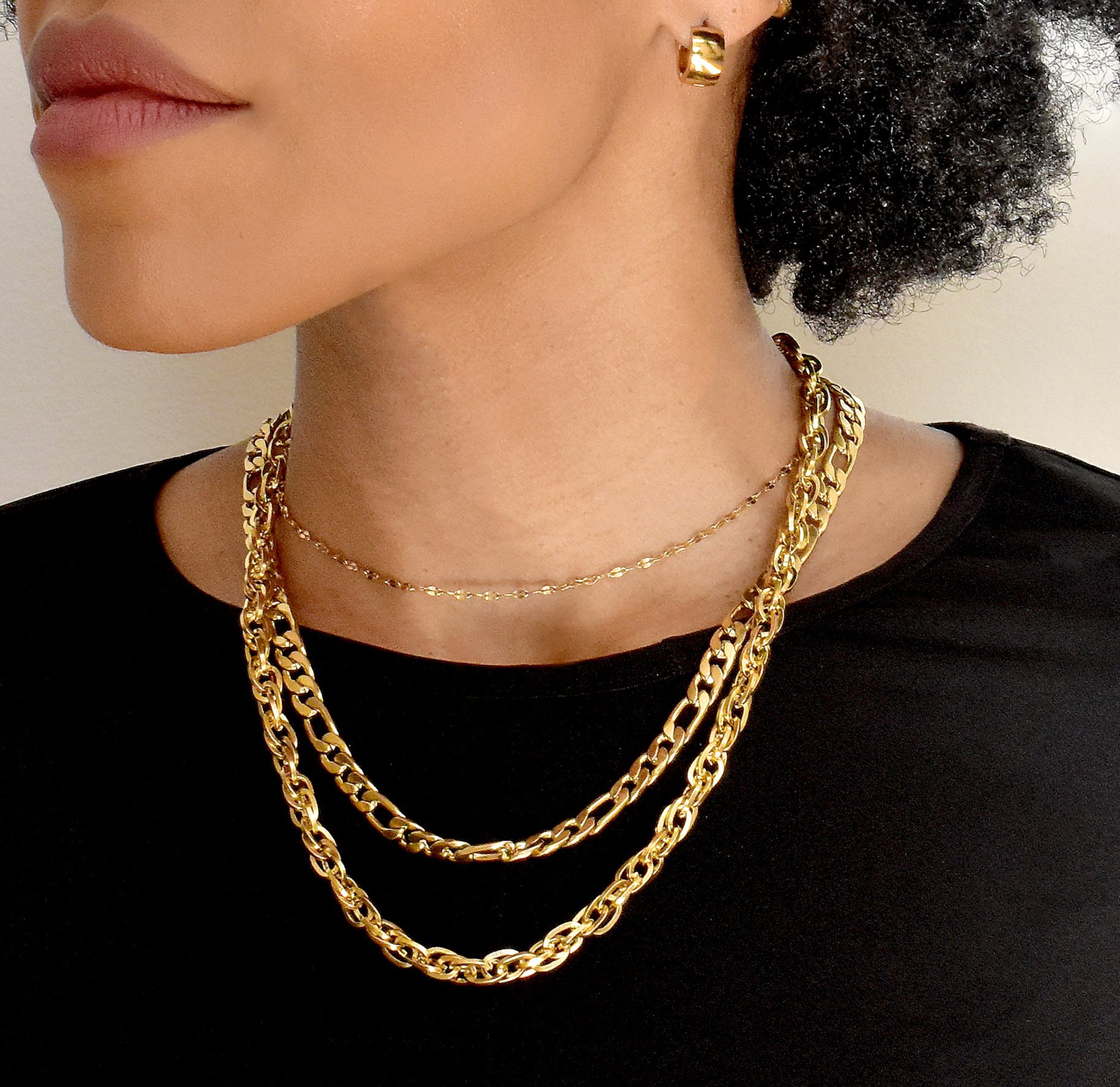 figaro gold chain necklace