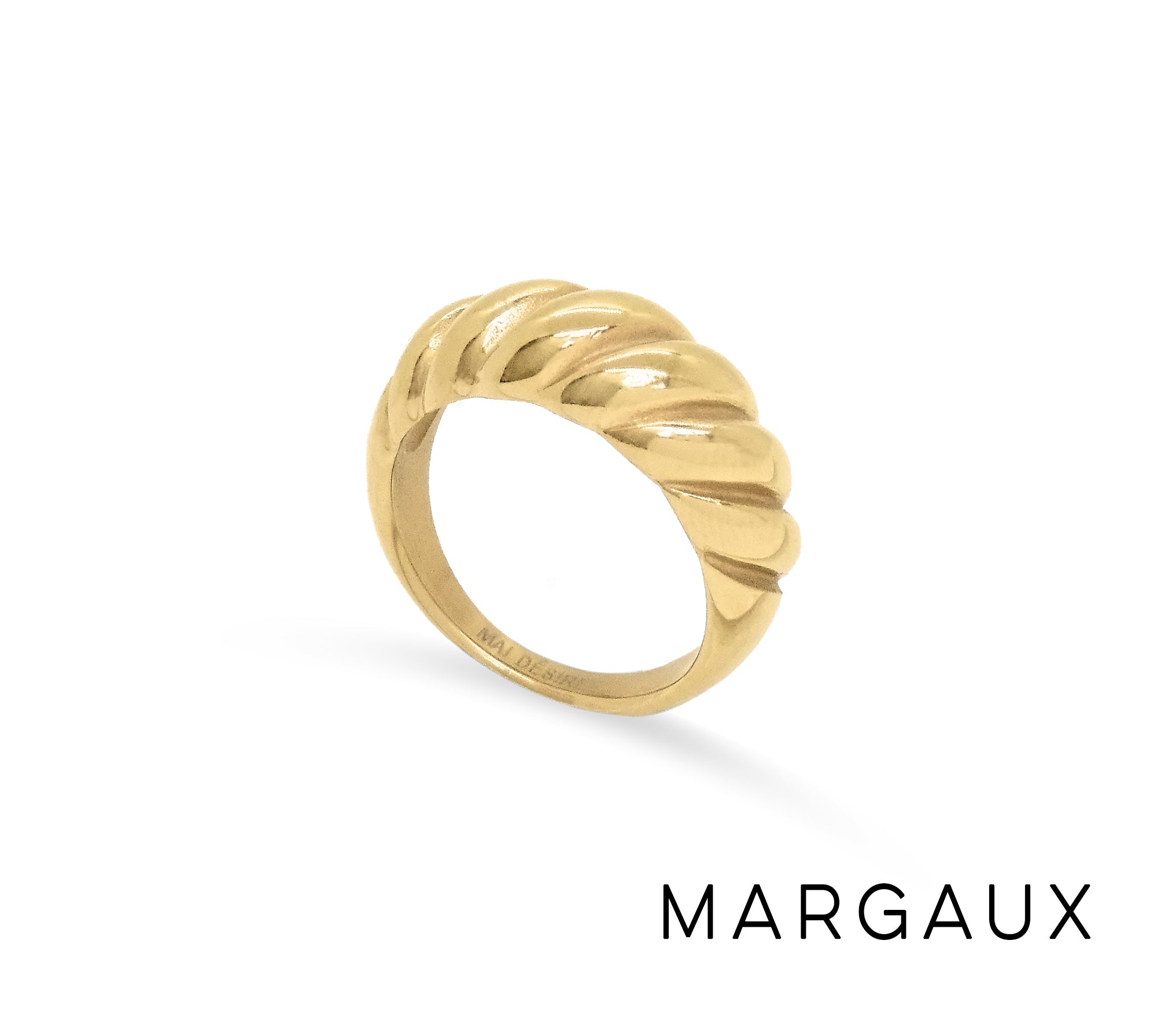 gold croissant ring waterproof