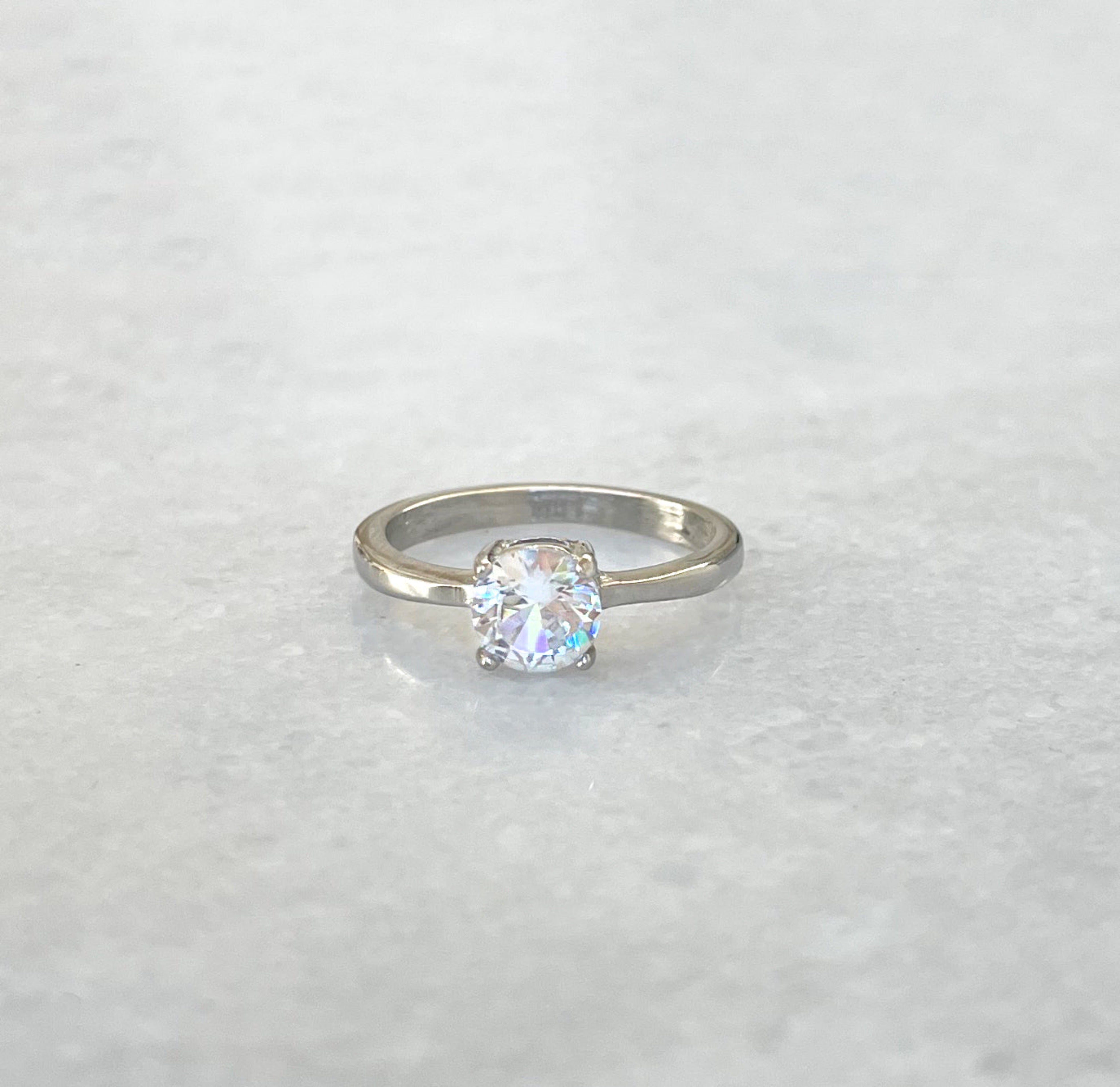 diamond ring engagement ring promise ring waterproof