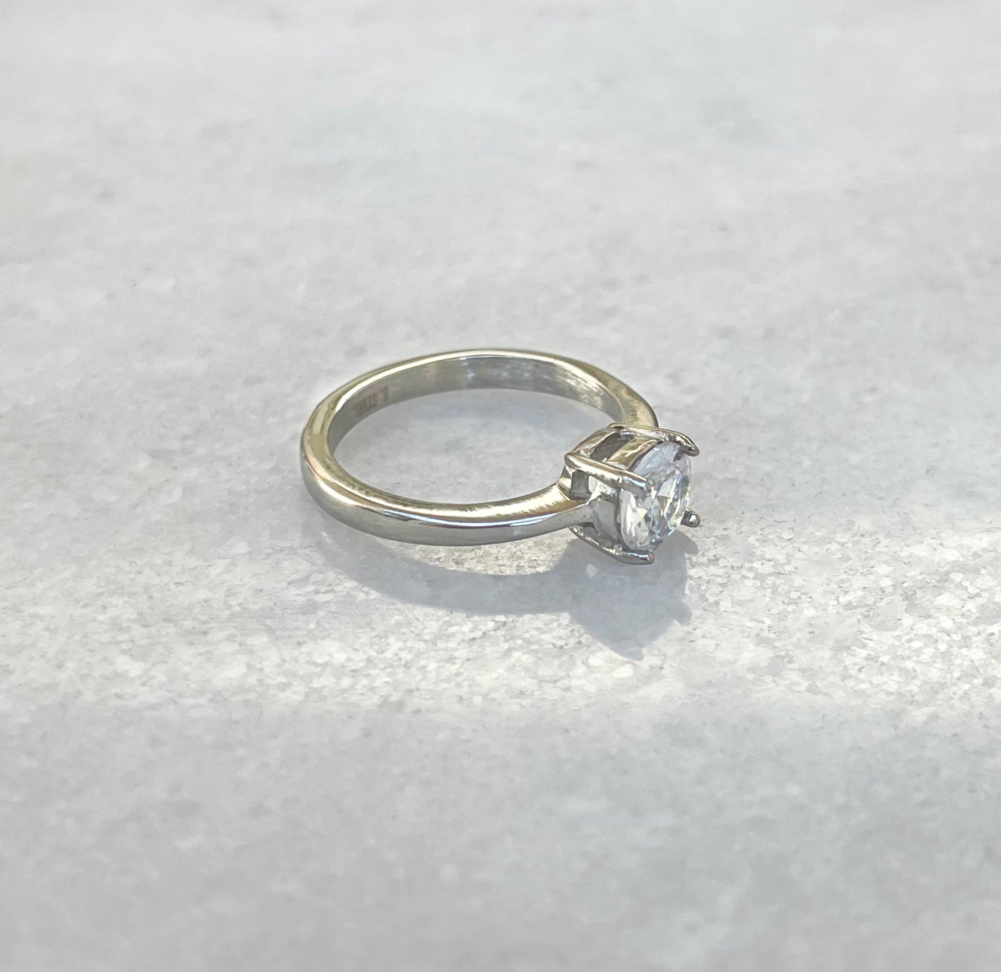 diamond ring engagement ring promise ring waterproof
