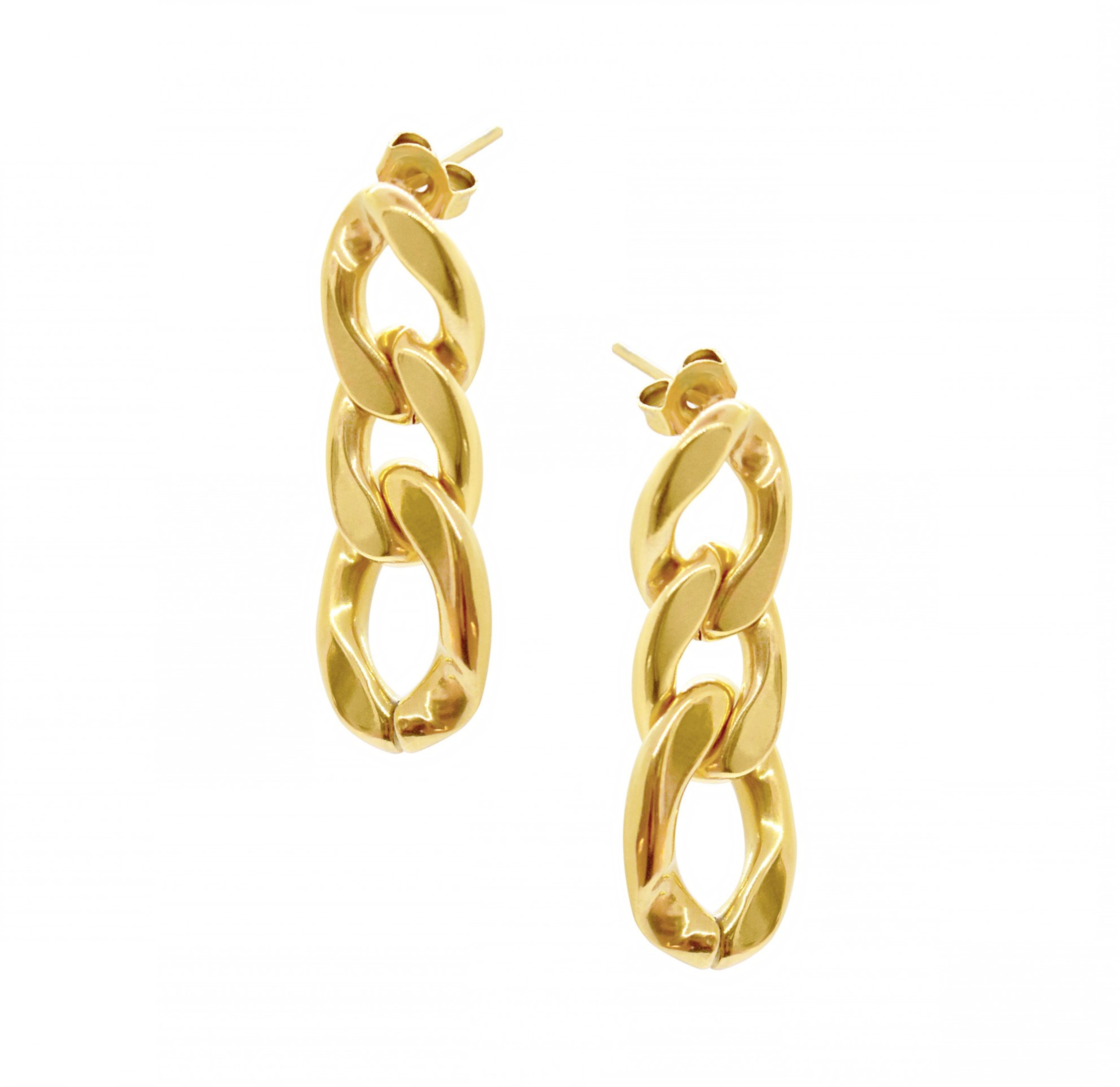 gold chain earring water proof