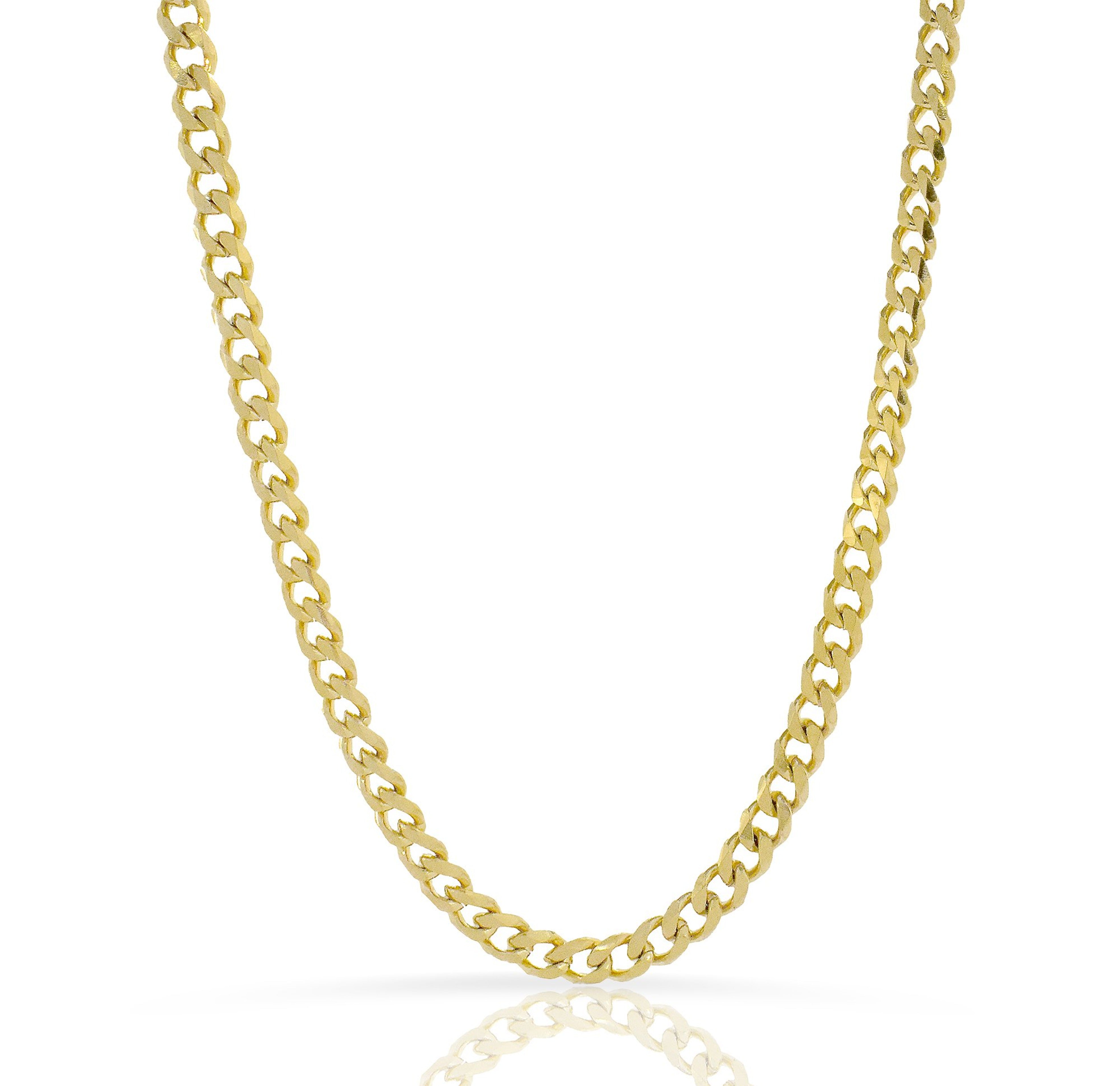 gold classic chain necklace