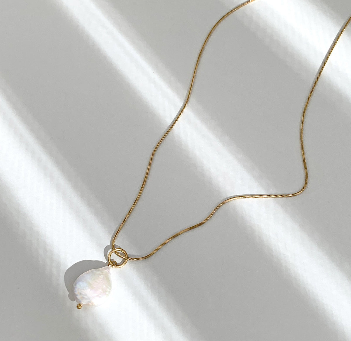 pearl pendant necklace waterproof