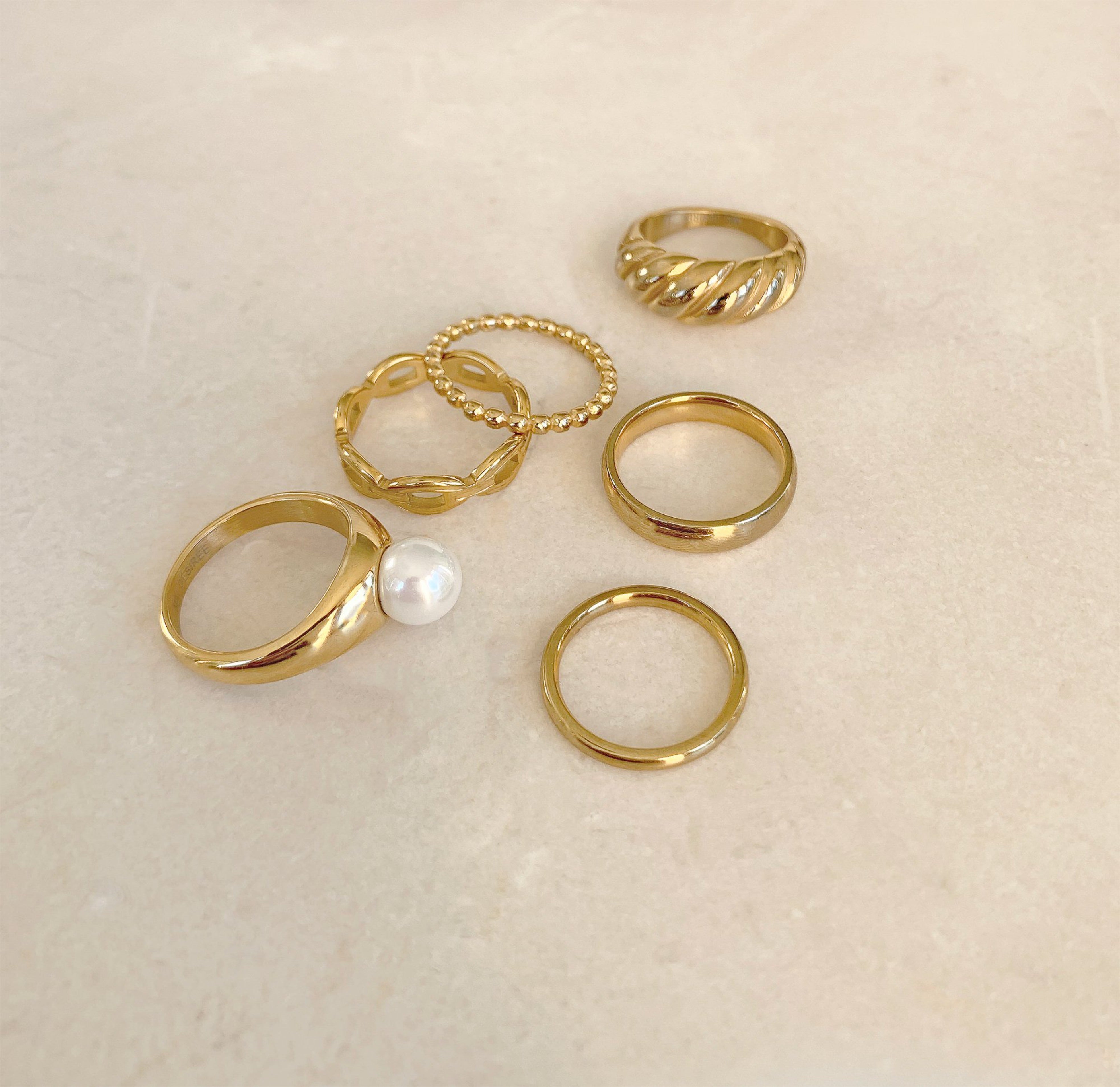 affordable gold rings waterproof jewelry