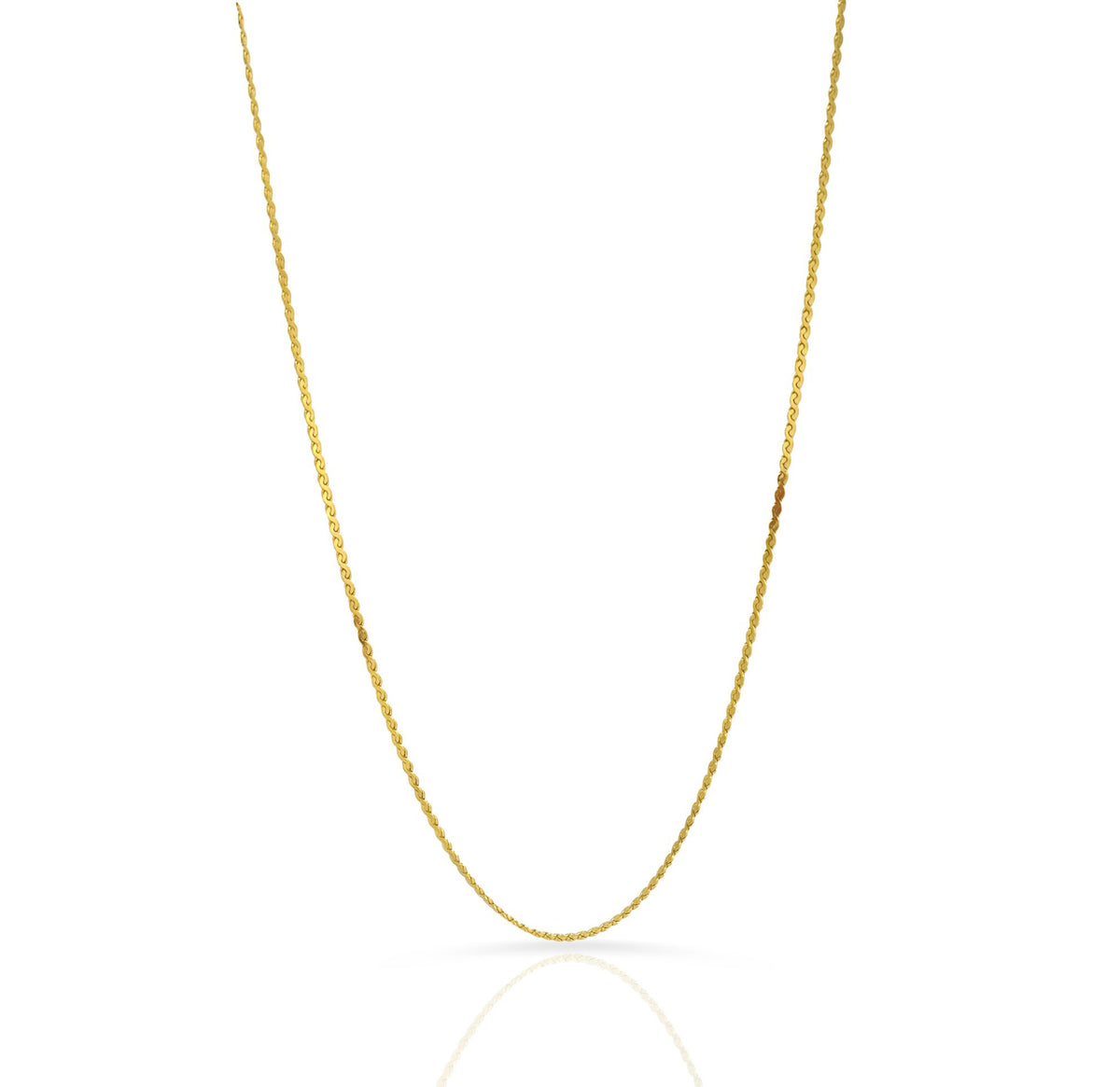 FAYE DAINTY THIN GOLD CHAIN NECKLACE - SAMPLE