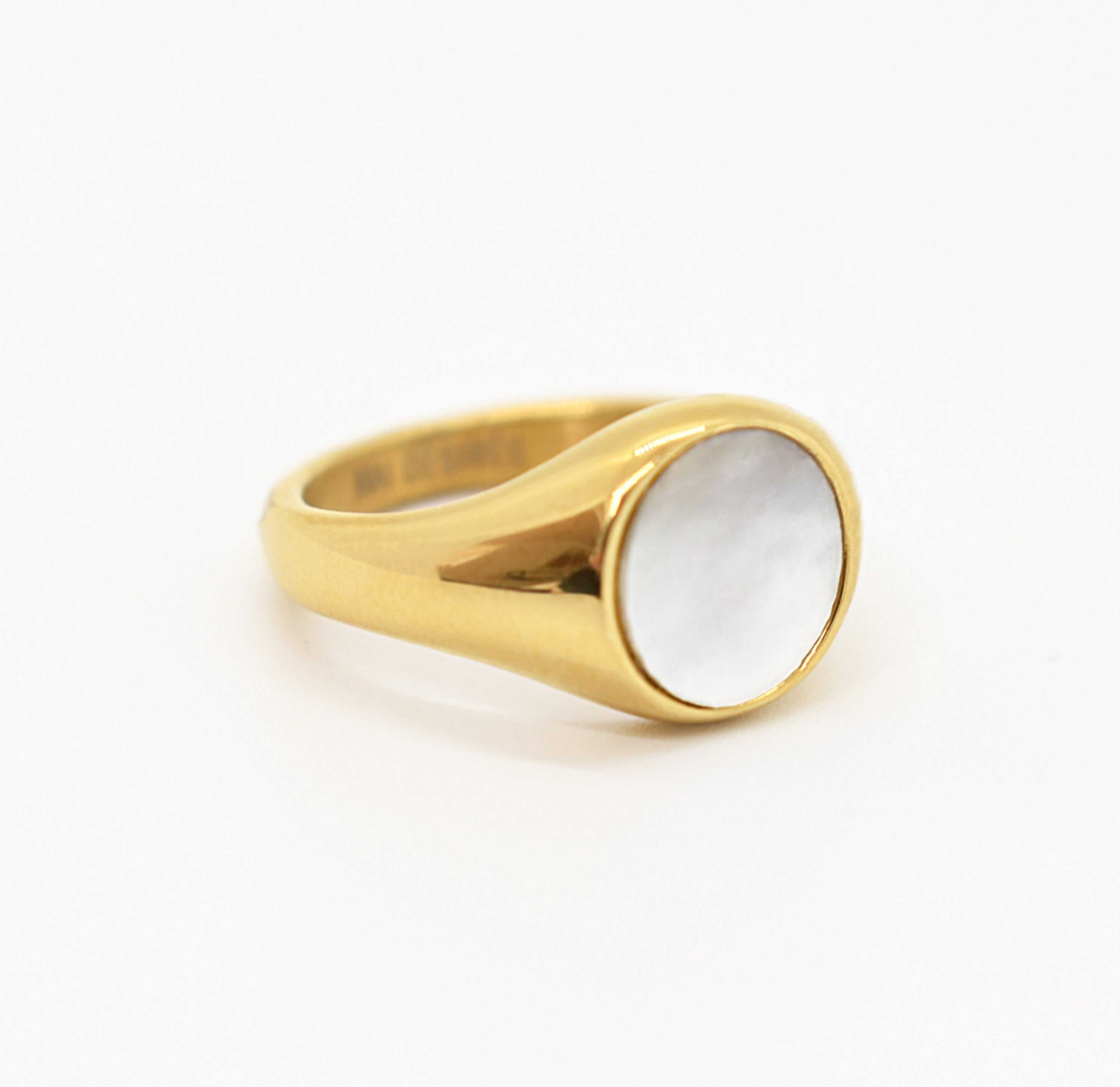 Brass Pearlita Signet main image 1