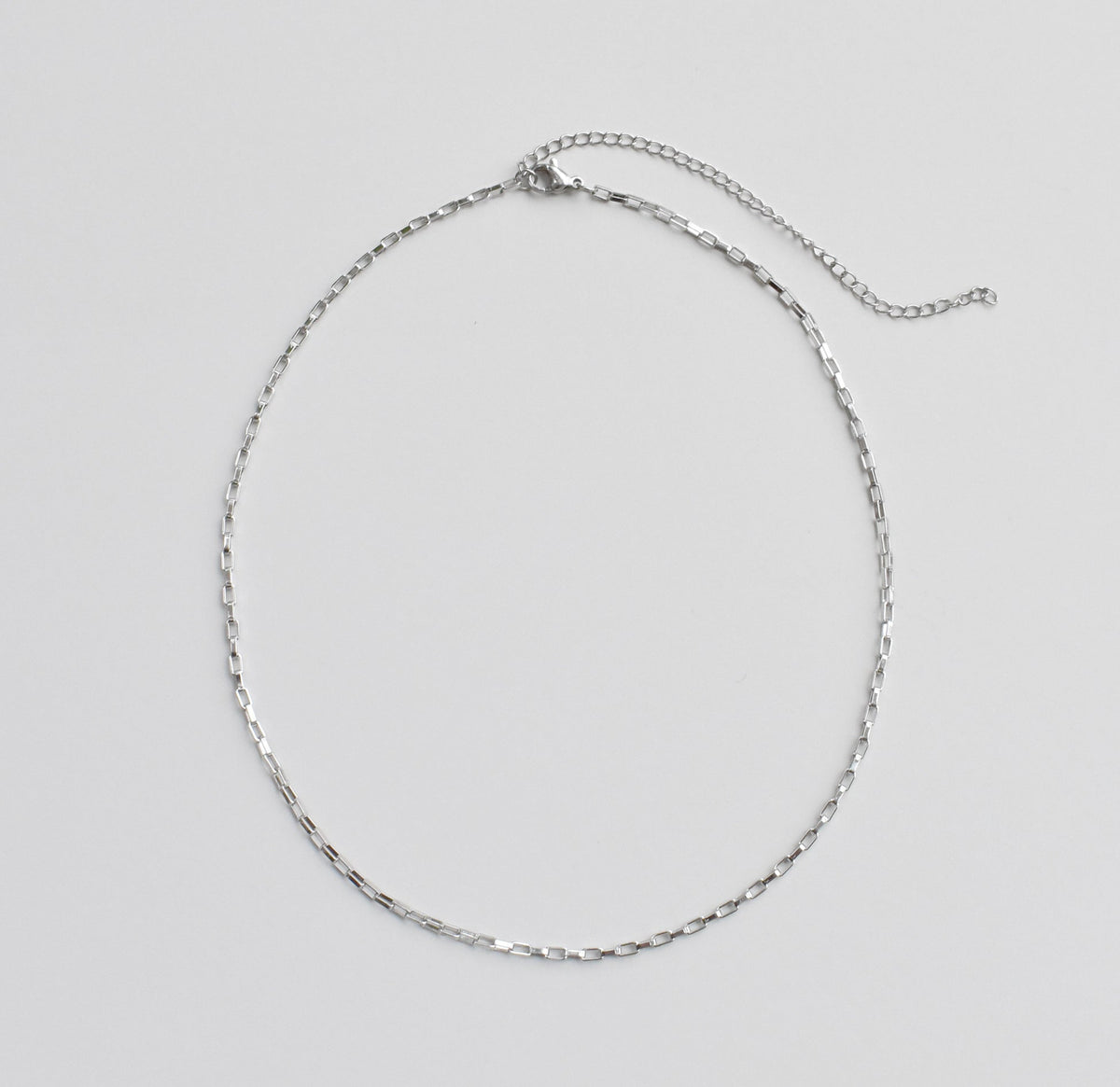 dainty silver chain necklace waterproof jewelry