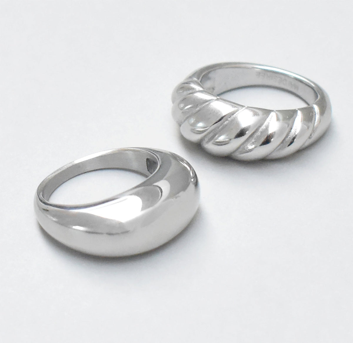 silver rings waterproof jewelry