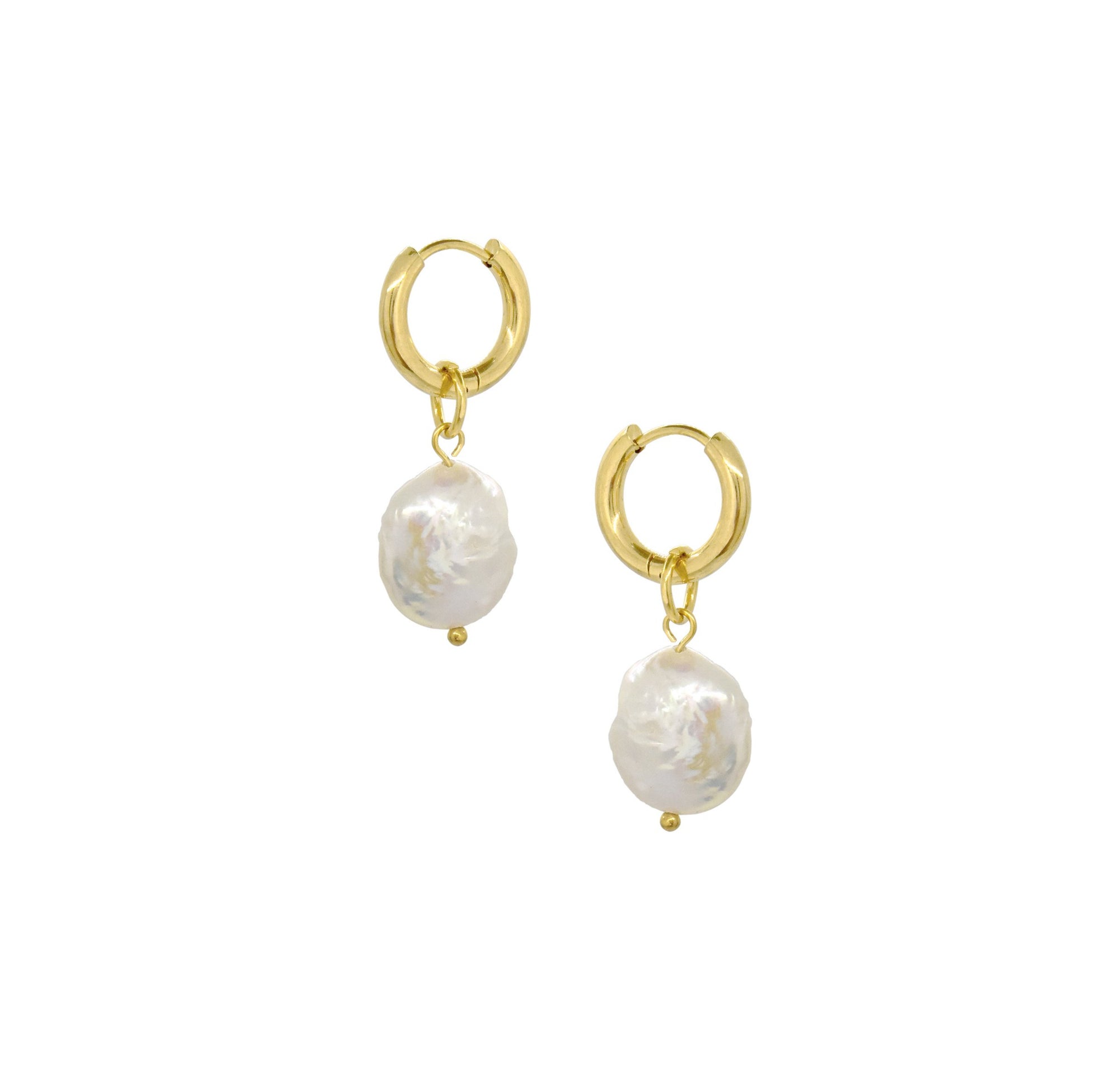 baroque peal earrings